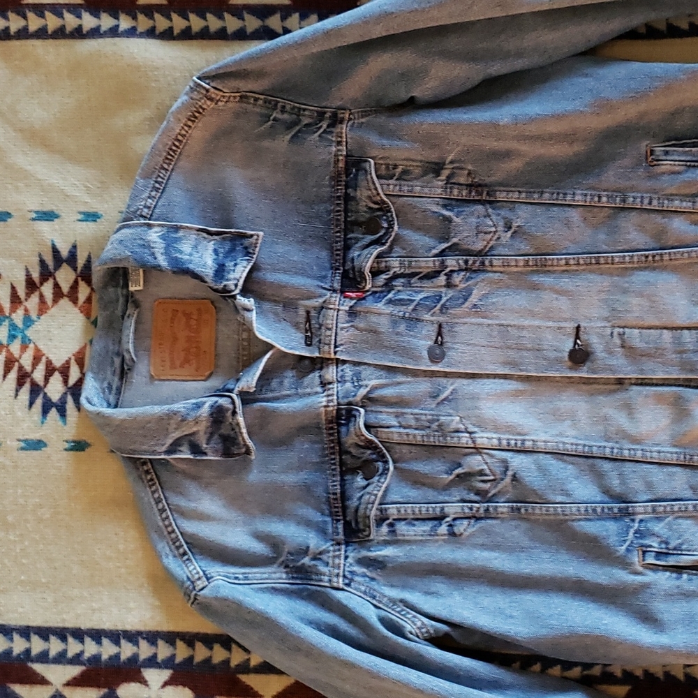 Levis Trucker Denim Jacket Size XL